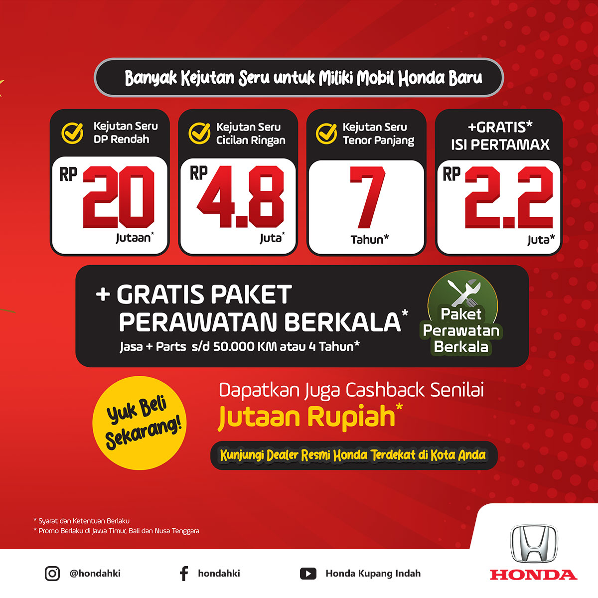 Promo Honda Kupang Indah