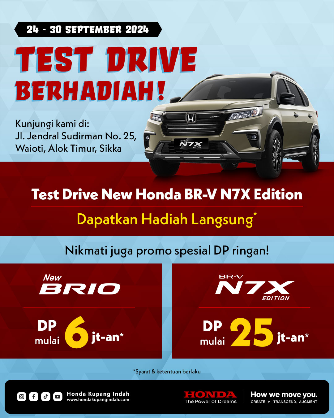 Promo Honda Kupang Indah