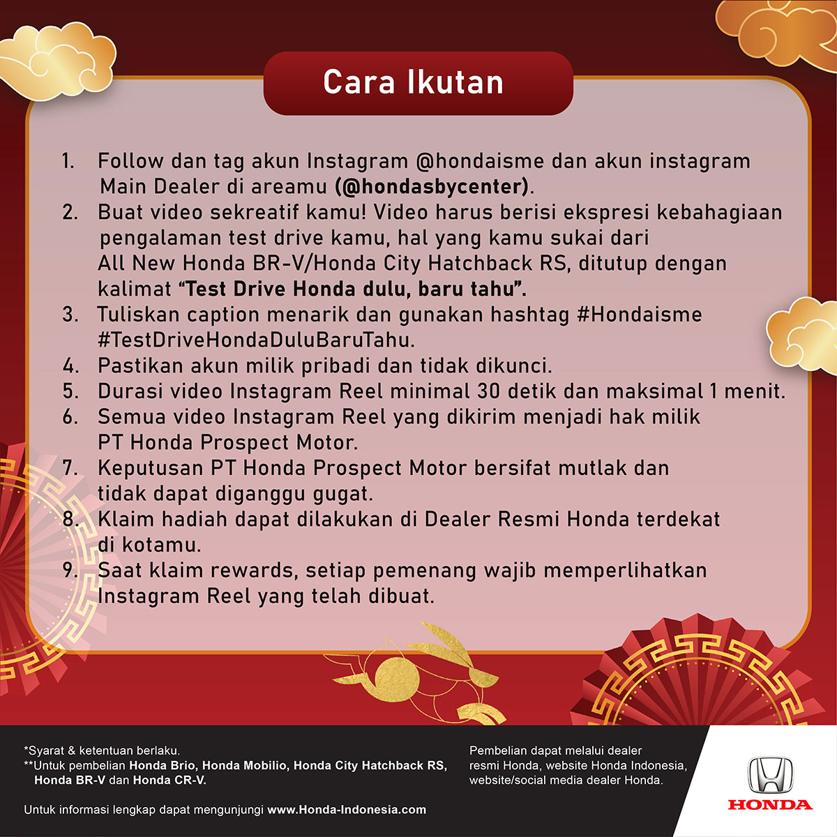 Promo Honda Kupang Indah