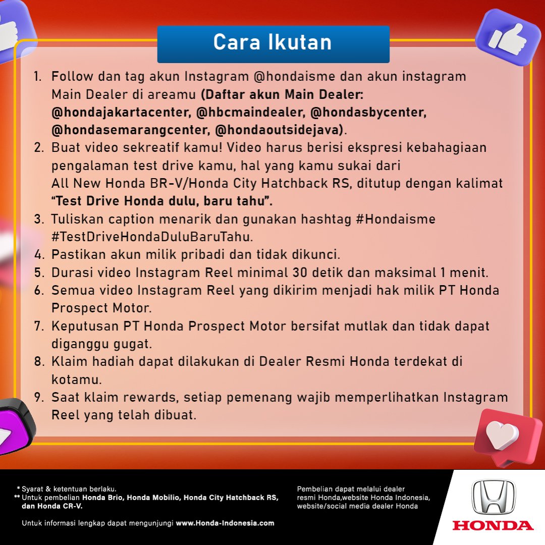 Promo Honda Kupang Indah